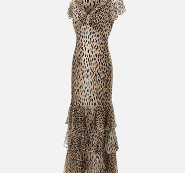 Abito "Amelle" in seta 0100242912506047 BLACK RIXO 