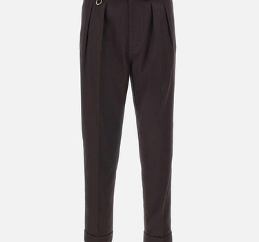 Pantaloni in cotone e lyocell B0515183 2358 PAOLO PECORA 