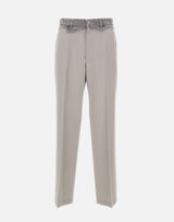 Pantaloni sartoriali con vita in denim SH0KA0062 MTN130961 MM6 MAISON MARGIELA 