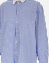 Camicia oversize SRC a righe SI019710302ST02 BLUE SPORTY & RICH 