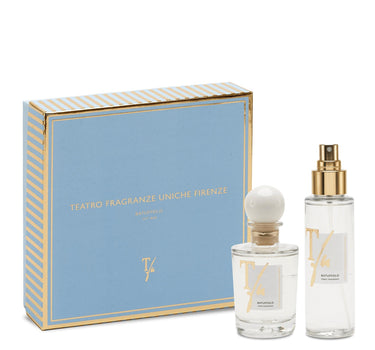 Gift Box Fragranza Ambiente 100ml + Fragranza Tessuti 100ml "Batuffolo" GIFTBOXBATFU 100ML TEATRO FRAGRANZE UNICHE FIRENZE 