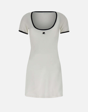 Abito "Holistic" in cotone 225JRO600JS0203 0098 COURREGES 