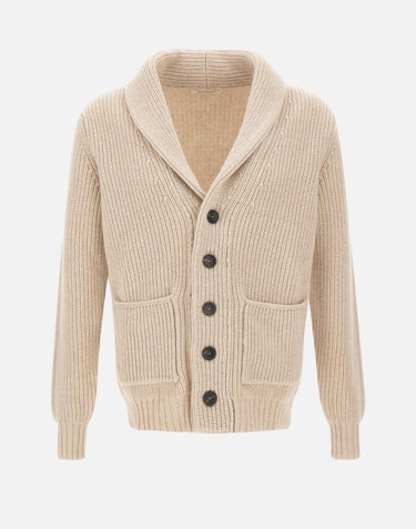 Cardigan in lana e cashmere CS3MLT WC5P931 FILIPPO DE LAURENTIIS 