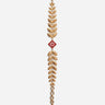 "Gold Laurel Leaf Bracelet" APF25JW254 01 CASABLANCA 