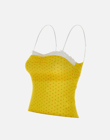 Top con inserto in pizzo WS25TP145 01 BELLA VENICE 