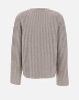 Maglia in cotone e cashmere 252C52717 9039 HEMISPHERE 