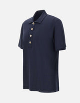 Polo in lino M75POLM01 TES0M12111 ELEVENTY 