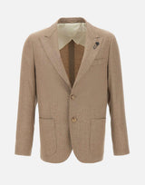 Blazer in lana, viscosa e lino ES688AE ESIF64507420 LARDINI 