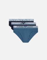 Set tre slip in cotone stretch EM000258 AF18886MB396 EMPORIO ARMANI 