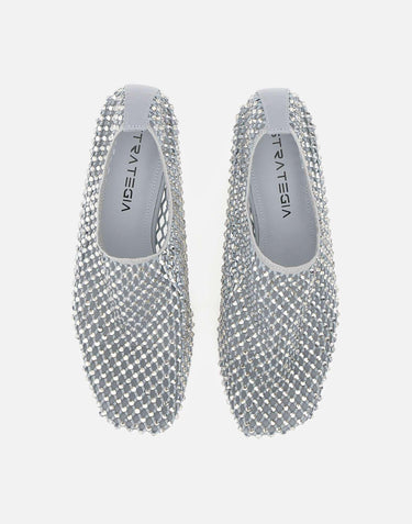 Scarpe con tacco "Jewel All Over Strass" R14CONNIE SILVER STRATEGIA 