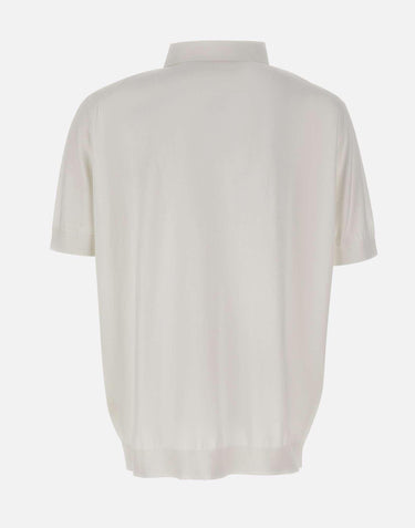 Polo in cotone crêpe PL1MCPAR CR14R001 FILIPPO DE LAURENTIIS 
