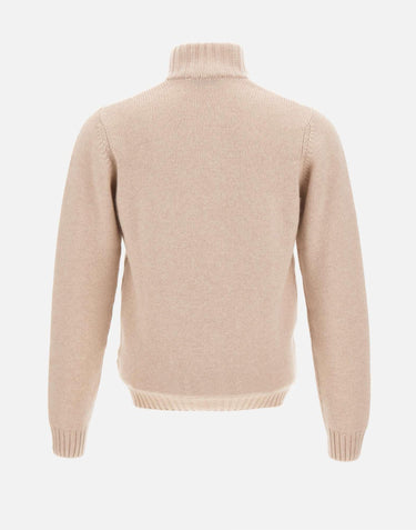 Maglia in lana e cashmere DC918586 MIELE DELLA CIANA CASHMERE 
