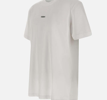 T-shirt con logo ricamato e stampa sul retro F0256325 1101 ICEBERG 