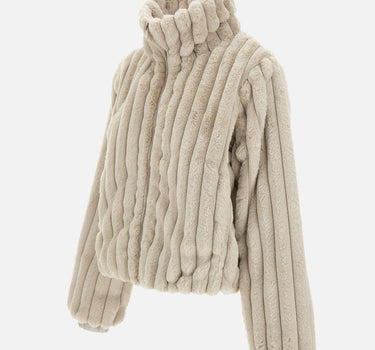 Giacca reversibile in pelliccia animal free D31352W VERY2140019 SAVE THE DUCK 