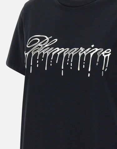 T-shirt in jersey di  cotone 4T063A N0990 BLUMARINE 