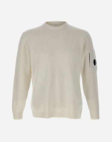 "Cotton Chenille Crewneck Sweater" 19CMKN017A 005558G103 C.P. COMPANY 
