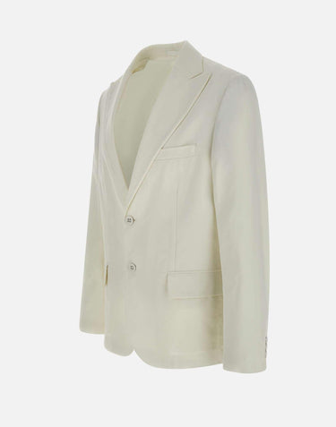 Blazer in cotone e lyocell L031 51271102 PAOLO PECORA 