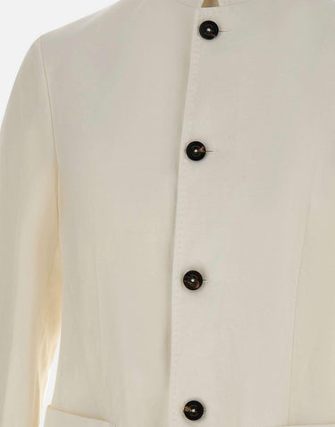 Blazer con colletto alla coreana M75GIAM05 TES0M11601 ELEVENTY 