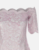 "Top in lace with silver induction" 25EJT0097PA0244 M959 RABANNE 