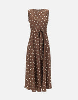 Abito in twill fantasia pois 2619221013600 002 'S MAX MARA 