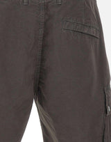 Shorts in tela di cotone biologico spazzolato effetto "old" L100019S00WA V0165 STONE ISLAND 