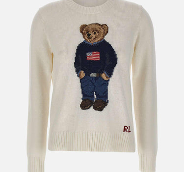 Maglia "Polo Bear" in cotone e lino 211978359 001 POLO RALPH LAUREN 