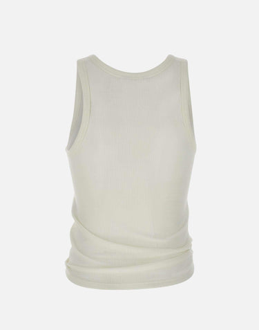 "Asymmetrical tank top" 24FJTE165C00530 P100 RABANNE 