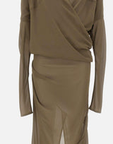 Abito semi trasparente ESSS26DR02016 0024 ENTIRE STUDIOS 