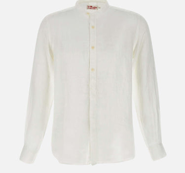 Camicia  "Naxos" in lino NAX0001 01896H01 MC2 SAINT BARTH 