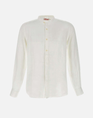 Camicia  "Naxos" in lino NAX0001 01896H01 MC2 SAINT BARTH 