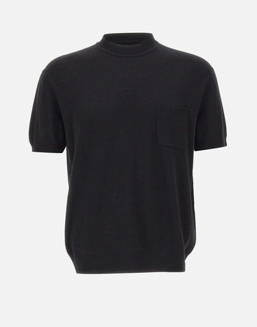 Maglia in seta a maniche corte A023F600 9000 PAOLO PECORA 