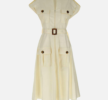 "Safari dress" 8304 003WHITE LES FILLES D'EVA 