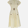 "Safari dress" 8304 003WHITE LES FILLES D'EVA 