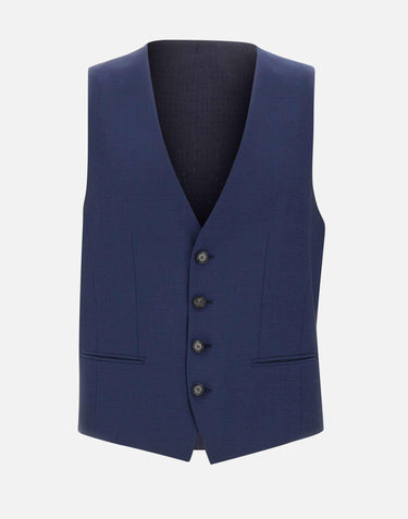 Abito tre pezzi slim fit in lana vergine 50561836 404 BOSS 