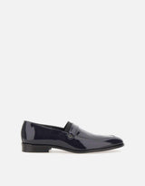 Mocassini "Rugan" in pelle lucida 7080 RUGANBLU CARLO PIGNATELLI 