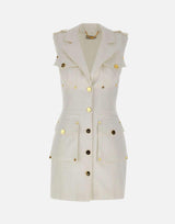 Abito in gabardina di cotone con tasconi AB92861E3 360 ELISABETTA FRANCHI 