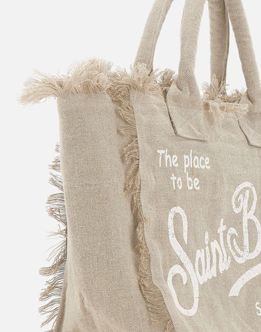 Borsa a mano "Vanity Linen" VANI022 01139L MC2 SAINT BARTH 
