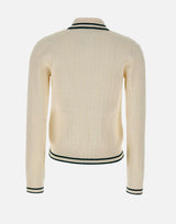 Polo "SRC Mini Cable LS" ST03761302WH61 ECRU SPORTY & RICH 