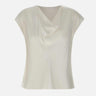 Camicetta in seta con scollo a cappuccio V796112595 101OWH VINCE. 