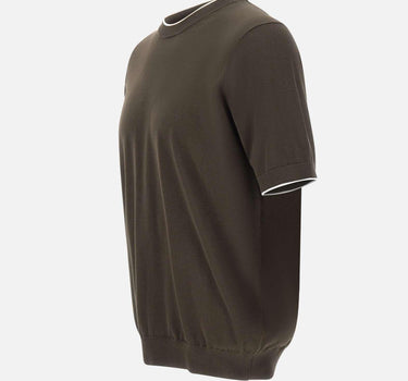 Maglia a maniche corte con profili a contrasto 301421 232 KANGRA 