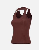 Top a maglia "C-Logo" COPML214Y3025 BRW COPERNI 