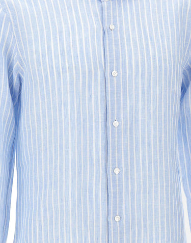 Camicia in lino a righe LIU02P0154037U 0001 BARBA 