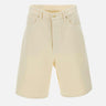 "Le short baggy Rayhures" BS147 CO188OFFWHITE DROLE DE MONSIEUR 