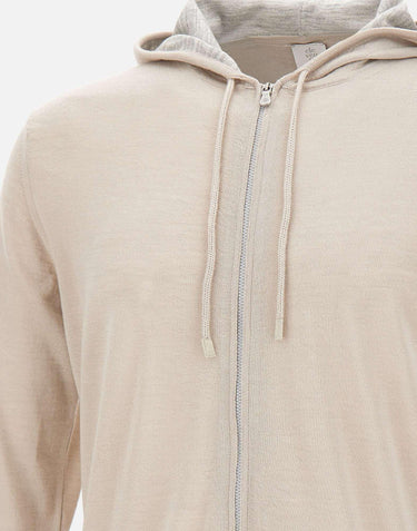 Felpa full zip in misto lana M76MAGM69 MAG0M0430206 ELEVENTY 