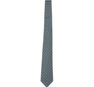 Cravatta in seta con motivo geometrico UCRVKRC01M9601 001 KITON 