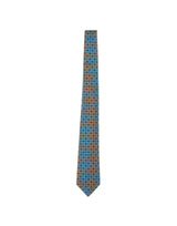 Cravatta in seta con motivo geometrico UCRVKRC01M9601 001 KITON 