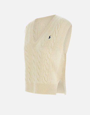 Gilet "Classics" in lana e cashmere 211949994 002 POLO RALPH LAUREN 