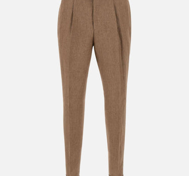 Pantaloni " L-Peet " in lino 50539826 207 BOSS 