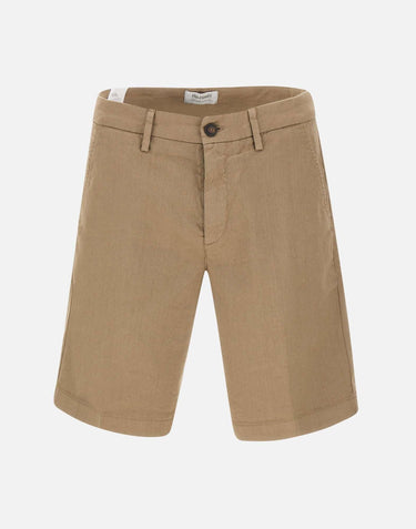 Shorts "Bernini-1" in lino e cotone BB32LS 34160426 RE-HASH 