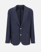Blazer in lino, lana e seta 190502 0001 BARBA 